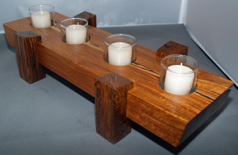 Canary Candle Centerpiece